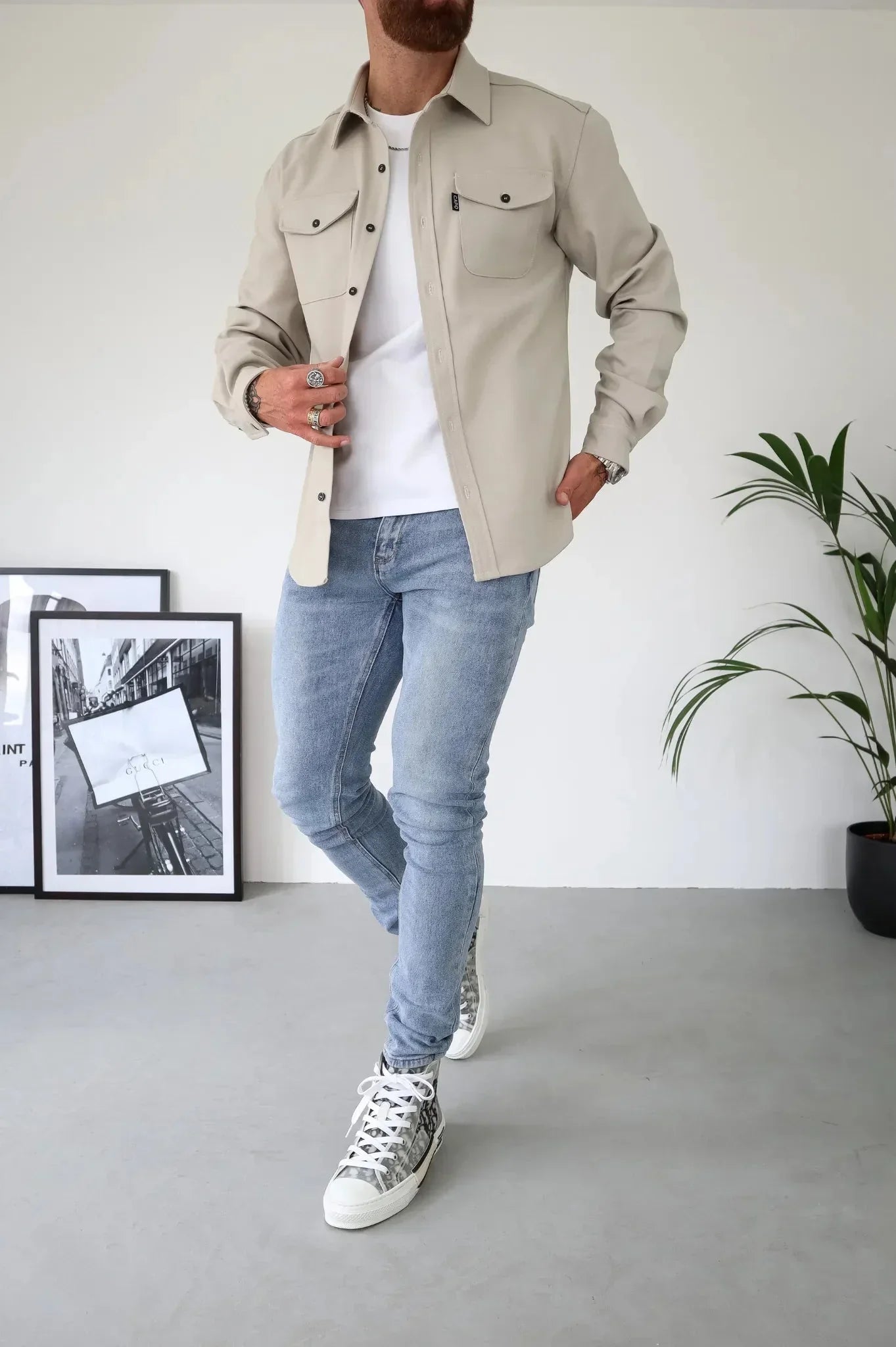 Men’s Overshirt Jacket | Casual Layer with Clean and Modern Fit